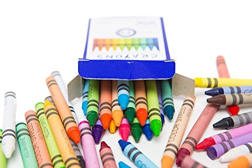 Color Swell Bulk Art Supplies 12 Packs of Broad Line Markers, Watercolors, and Wax Crayons