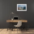 thumbnail image 4 of Erin Berzel 32x23 White Modern Wood Framed Wall Art Titled - Financial District II, 4 of 5