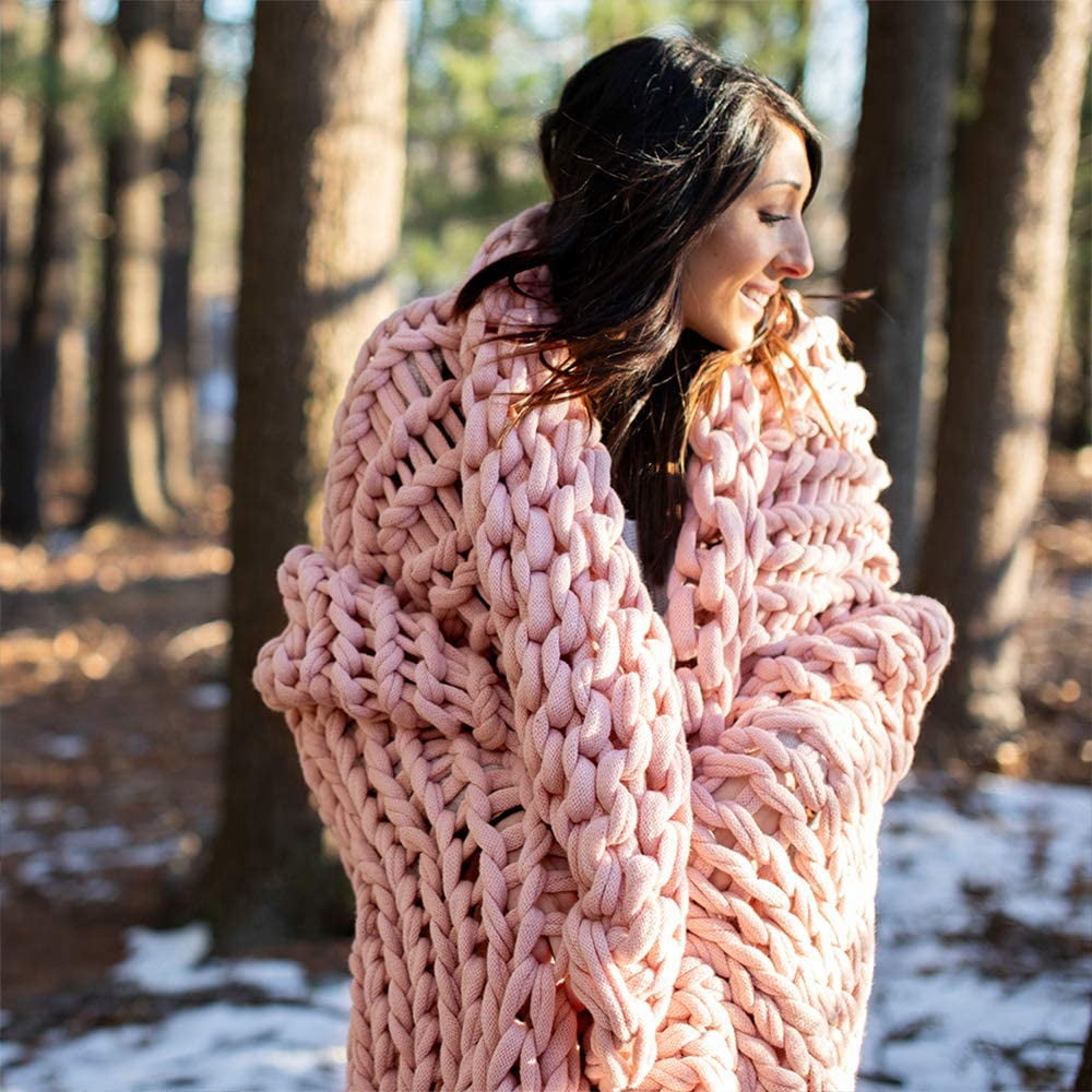 Berkshire Blanket Sailor s Knot Chunky Knit Throw Walmart