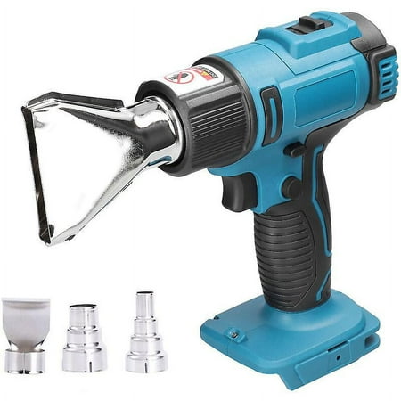 

Cordless Lithium Battery Heater with 2 Nozzles - Compatible with Makita 18V Lithium Battery Multicolor