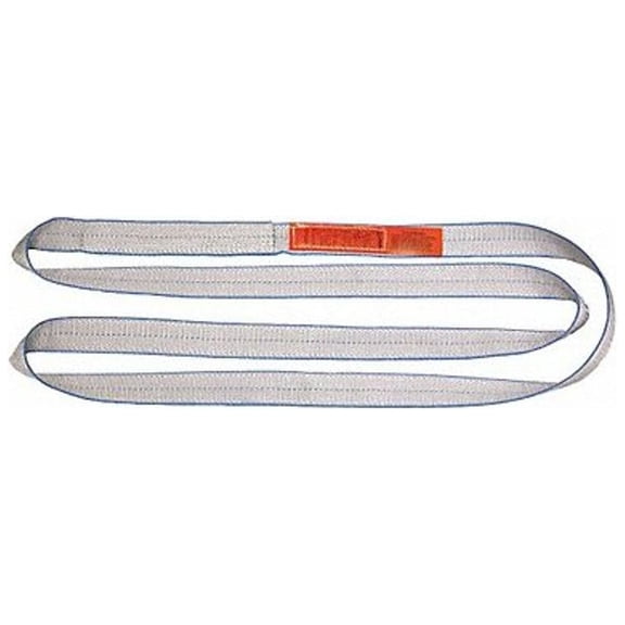 Lift-All Web Sling, Type 5, 5 ft L, 2 in W, Polyester, Silver EN1802TX5