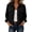 46#Black, variant on Women's Fashion Corduroy Cropped Shacket Button Down Solid Color Corduroy Crop Jacket Fall Winter Warm Coat White M