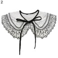 thumbnail image 2 of SPRING PARK Casual Lace Decorative False Shirt Collar Sweater DressCloud Shoulder Detachable Collar Choker Blouse Collar, 2 of 7