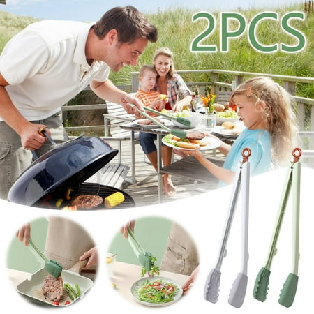 

Yayiaclooher 2pc Kitchen Gadget Silicone Clip High Temperature Resistant Kitchen Food Steak Clip Fry Vegetable Anti-scald Food Clip
