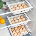 thumbnail image 3 of MesaSe Functional Fresh-keeping Drawer Type Refrigerator Egg Storage Box Tray Carton, 3 of 4