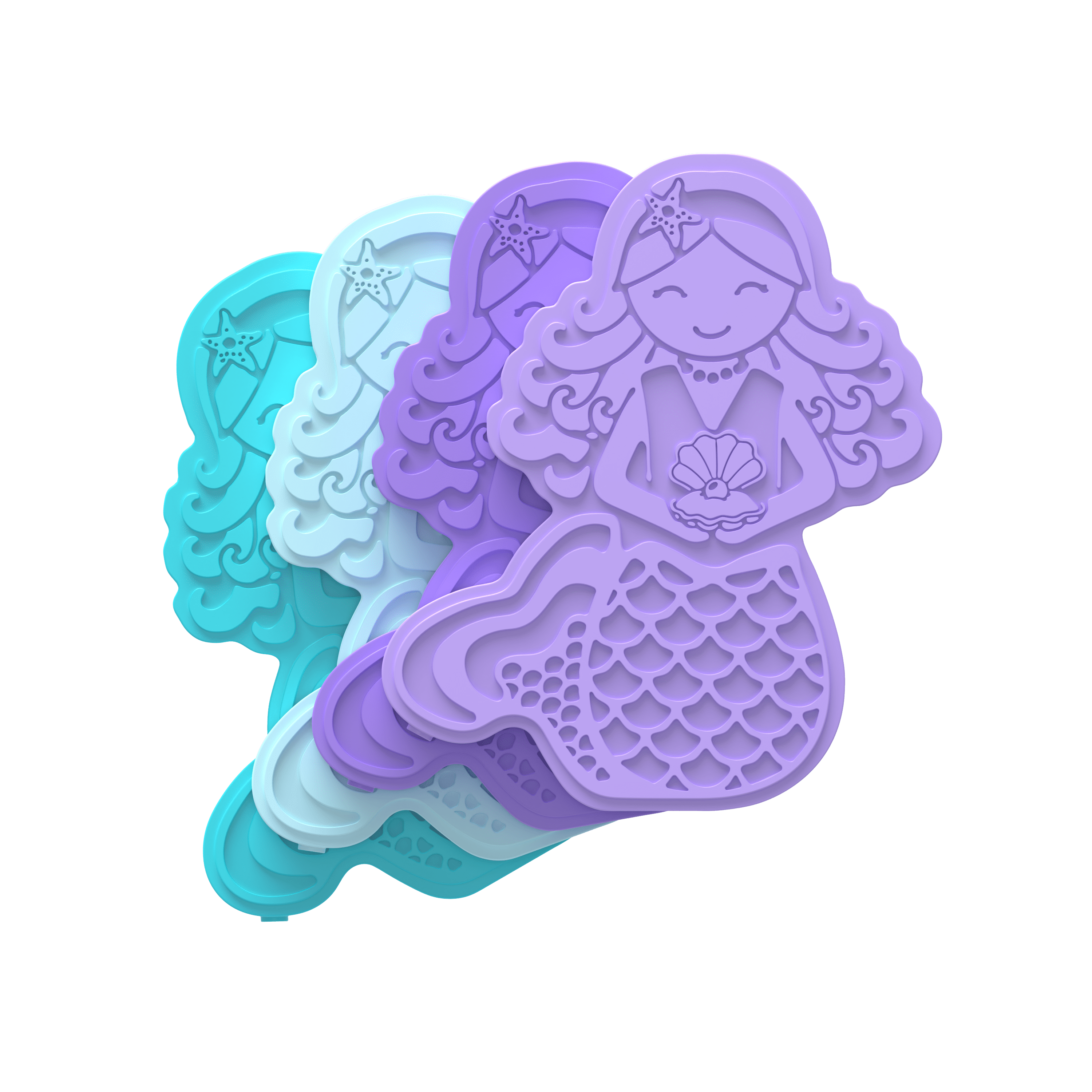 Bentgo® Buddies Glitter Reusable Ice Packs Slim Ice Packs for Lunch