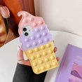 thumbnail image 2 of CHAO Estuche de silicona para teléfono con juguete sensorial Push Pop Bubble para iPhone 11 Ice Cre 1, 2 of 2