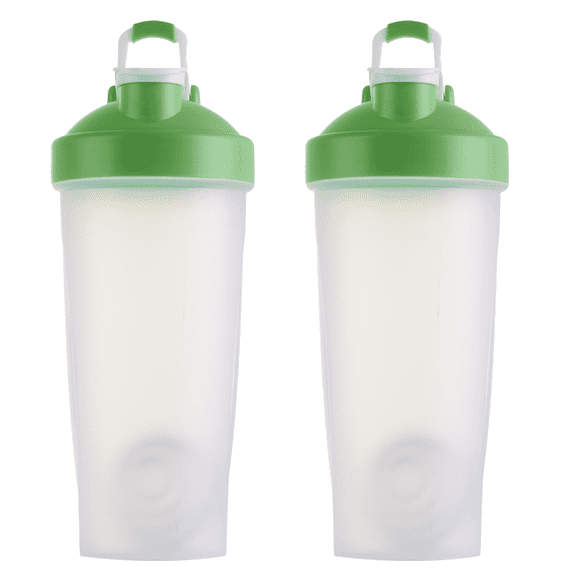 Plastic Protein Shake Bottle for Meal Replacement Shakes & Smoothies, Beverages, Mixing Salad Dressing