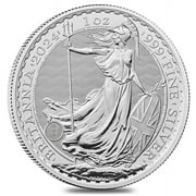 BRITISH ROYAL MINT 2024 Great Britain 1 oz Silver Britannia BU