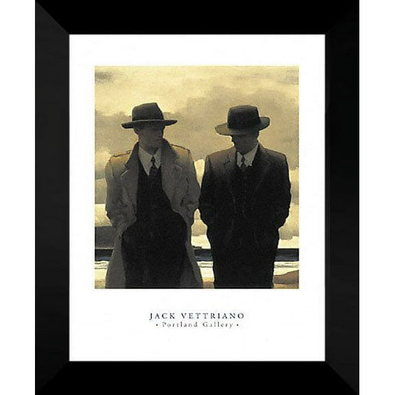Jack Vettriano Framed Art Print 20x24 "Amateur Philosophers"
