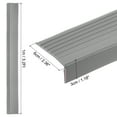 thumbnail image 2 of Uxcell 3.2Ft Stair Nosing, 3cm L Shape Staircase Step Edges Protectors, Grey, 2 of 6
