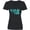 AB-Black, variant on Inktastic Rock Star Ovarian Cancer Women's V-Neck T-Shirt