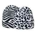 thumbnail image 6 of Animal Print Beanie Hat Fashion Knitted Skull Cap Unisex Double Layer Winter Hats, 6 of 8