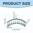 thumbnail image 3 of Pedty Sock Drying Rack,Underwear Hangers with Clips,Multifunctional Underwear Drying Socks,Pants Hanger with 10 Clips That Can Accommodate Small Clothes for Hanging and Storing Clothes, 3 of 8