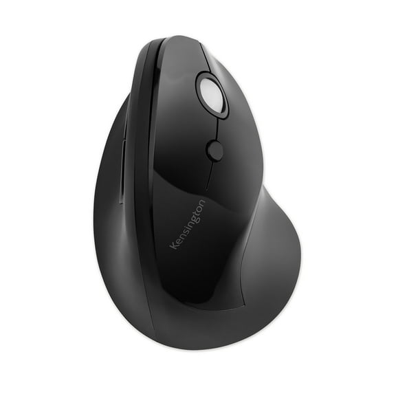 Kensington K75501WW Pro Fit Ergo Vertical Wireless Mouse for Right Hand Use - Black