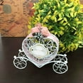 thumbnail image 3 of opvise Heart Carriage Couch Sweets Chocolate Candy Box Wedding Party Favours Gift Box Purple, 3 of 6