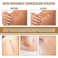 thumbnail image 4 of Cinta adhesiva para cubrir tatuajes, tiras de maquillaje impermeables de aspecto natural, cinta adhesiva transpirable para cubrir tatuajes, maquillaje para ocultar cicatrices y tatuajes no deseados, 6, 4 of 5