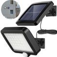 thumbnail image 1 of Lámpara de pared impermeable solar llevada al aire libre de las luces solares con el cable del cordón Sincero Hogar, 1 of 1