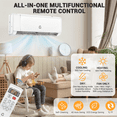 thumbnail image 3 of 12000 BTU Smart Mini Split Air Conditioner & Heat Pump, 22 SEER2, WiFi-Enabled, 750 Sq.Ft Coverage, Ultra Quiet 32DB, DIY Install Kit, 3 of 8