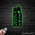 thumbnail image 5 of Handmadetneonsign Bear House Number Metal Wall Art LED Light - Personalized Sign Home Decor 44508, 5 of 5