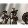 thumbnail image 4 of Copper Plated Resin Witch Statue Home Decor, Ideal Gift for Family and Friends, 4 of 4