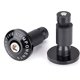 thumbnail image 3 of (Negro) Contrapesos para manillar de motocicleta de 7/8", tapa de empuñadura de manillar, tapón antivibración, apto para motos de cross Yamaha Kawasaki, 3 of 5