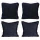 thumbnail image 1 of Set de 4 Cojines Decorativos DICASA Cuadrados Niz Azul 2 Cuadrados Grandes, 1 of 7