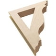 thumbnail image 6 of Ekena Millwork 5 1/2"W x 36"D x 48"H Funston Traditional Rough Cedar Woodgrain TimberThane Bracket, Primed Tan, 6 of 6