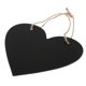 thumbnail image 3 of Blank Love Heart Chalkboard Wooden Hanging Blackboard Sign for Wedding Messaging, 3 of 3