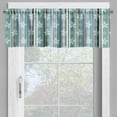 thumbnail image 4 of Ambesonne Floral Valance & Curtain, Retro Cold Toned Stripes, 55"x30", Multicolor, 4 of 7