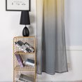 thumbnail image 4 of Cortinas de tul con ventana degradada para sala de estar, cortinas transparentes (gris amarillo) Likrtyny  Libre de BPA, 4 of 8