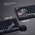 thumbnail image 5 of 61 68 71 75 98 104 Key Keyboards Keycaps Fynmi Ukiyo e PBTs Dying Sublimations 127Key Cherries Profile Side Engraved, 5 of 9