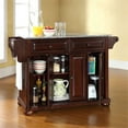 thumbnail image 3 of Pemberly Row Solid Granite Top Mahogany Kitchen Island, 3 of 6