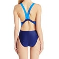 thumbnail image 2 of Women's Speedo 7235051 Powerflex Eco Quantum Splice One Piece Swimsuit (Night Blue 14), 2 of 4