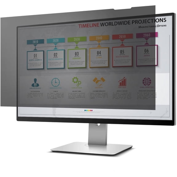 Rocstor Privacyview Privacy Screen Filter Black Glossy Matte