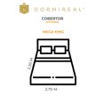 thumbnail image 2 of Cobertor Ligero Ottawa Negro King Size Dormireal, 2 of 5