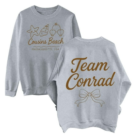 FYEGRE Women s Beach Summer Pullover Comfortable Bow Design Hoodless Sweatshirt Casual Wear Soft Lightweight Fabric Elegant Style Everyday Outfit Versatile Top Grey XXL