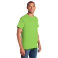 thumbnail image 5 of Gildan Mens Ultra Cotton Short Sleeve T-Shirt, 100% cotton Solid Classic T-Shirt Lime S, 5 of 6