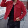 thumbnail image 1 of RKSTN Polyester Blouse en pour Hommes Couleur Unie Mode Décontractée Poche Slim Boucle Manches Longues Col Rabattu Veste à Capuche Zippée, 1 of 8