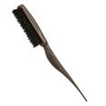 thumbnail image 1 of Unique Bargains Nylon Teasing Brush Three Row Salons Teasing Brush for Styling Backcombing Brown 8.86' Length, 1 of 7