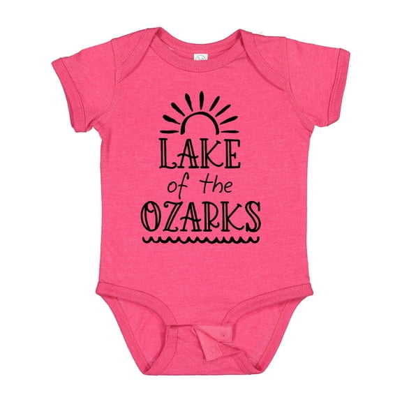 Inktastic Lake of the Ozarks Sun and Lake Boys or Girls Baby Bodysuit