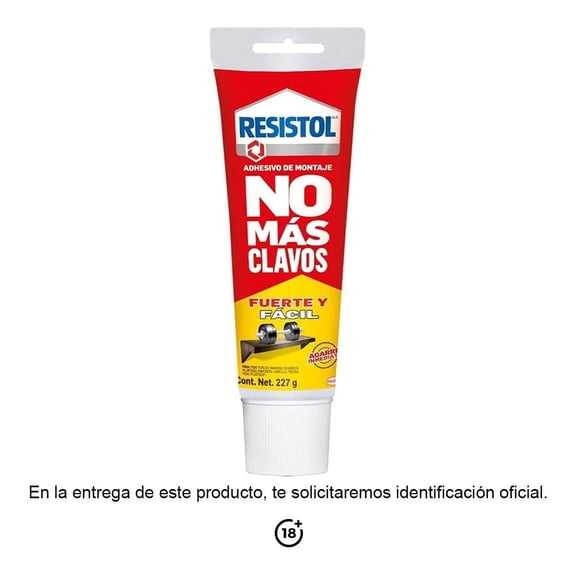 Adhesivo de montaje Resistol No Más Clavos fuerte y fácil blanco 227 g