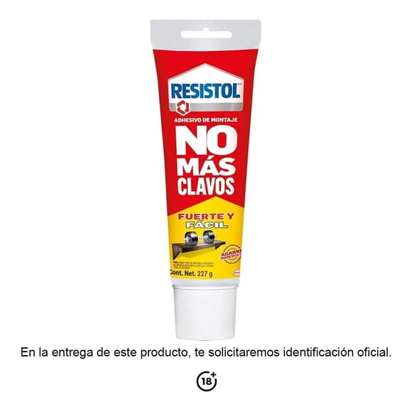 Adhesivo de montaje Resistol No Más Clavos fuerte y fácil blanco 227 g