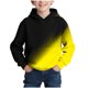 thumbnail image 2 of Sudadera con capucha para niño, con estampado de color, manga larga, informal, deportiva, con capucha, manga larga, sudadera con capucha, top con inserciones en los hombros, blusa de poliéster para ni, 2 of 7