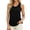 Black, variant on Workout Tops for Women Sleeveless Athletic Tank Tops Solid Color UPF 50 Running Tanks with Side Slits Loose Fit Gym Yoga Shirt