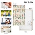 thumbnail image 6 of Yayeee 2 Pack Hand Towels for Bathroom 100% Cotton 16" x 28" Soft Absorbent Kitchen Towel, Red Floral, 6 of 7