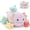 Axolotl-Purple, variant on MorisMos Red Panda Stuffed Animal, Stuffed Mommy Red Panda Plush Toy with 3 Baby Pandas