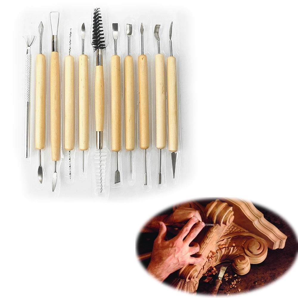 Mont Marte Polymer Clay Sculpting Tool Set Wood Models Art Projects
