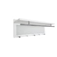thumbnail image 3 of CoSoTower Metal Powder Coating Hook Wall Mounted with Shelf in White, 3 of 6