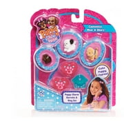 Puppy in My Pocket/ Puppy Charm Barrette & Ring Set Pink and Green